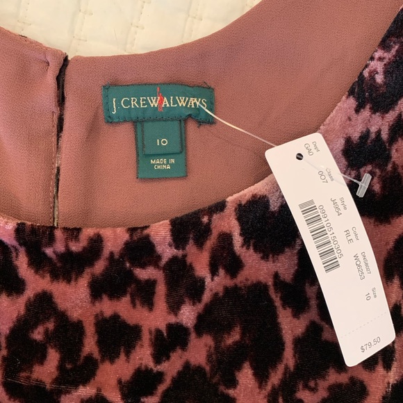 J. Crew Leopard Velvet Tank - Picture 7 of 7